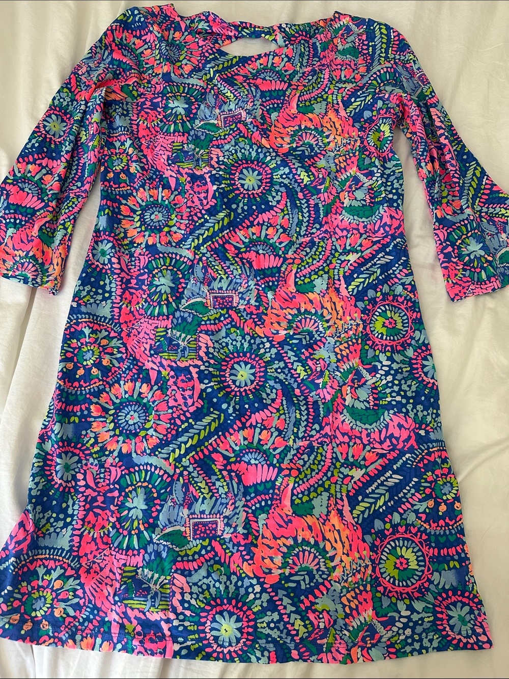 Vibrant Lilly Pulitzer Multicolor Floral Dress - Women's M